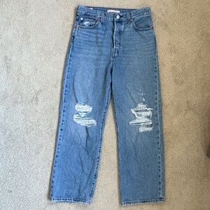 Levi’s Ribcage Straight Ankle Jeans Size 28
